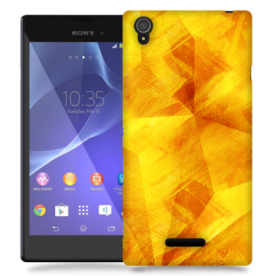 Skal till Sony Xperia T3 - Borstat - Orange