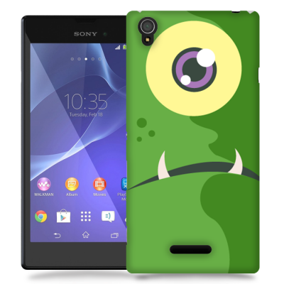 Skal till Sony Xperia T3 - Grönt monster