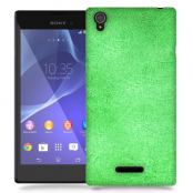 Skal till Sony Xperia T3 - Grunge texture - Grön