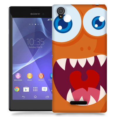 Skal till Sony Xperia T3 - Orange monster