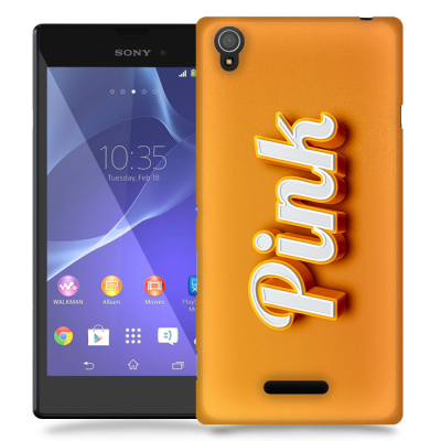 Skal till Sony Xperia T3 - Pink - Orange