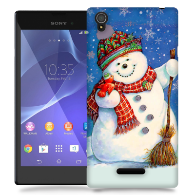 Skal till Sony Xperia T3 - Snögubbe