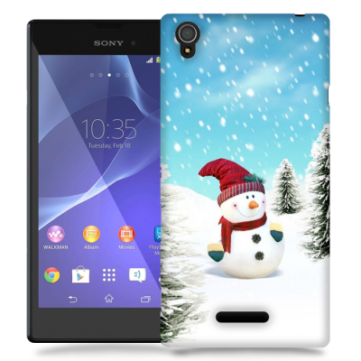 Skal till Sony Xperia T3 - Snögubbe