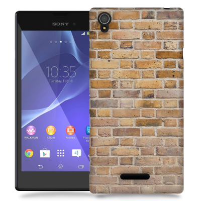 Skal till Sony Xperia T3 - Tegel - Beige