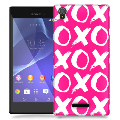 Skal till Sony Xperia T3 - Xoxo - Rosa