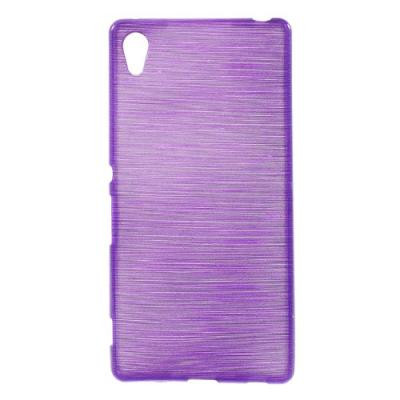 Brushed Flexicase Skal till Sony Xperia Z3+ (Lila)