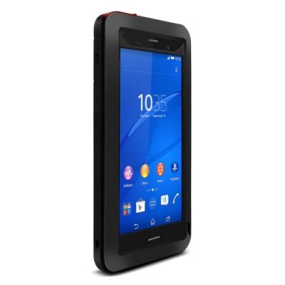 LoveMei Extreme Skal med Gorilla Glas till Sony Xperia Z3 - Svart