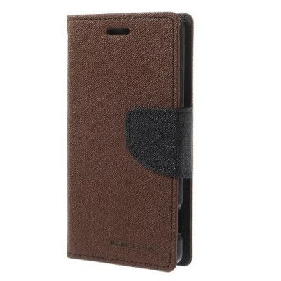 Mercury Fancy Plånboksfodral till Sony Xperia Z3 Compact - Brun