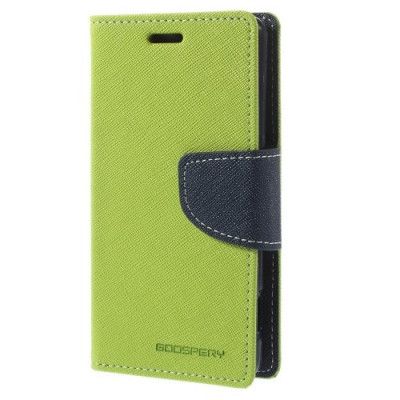 Mercury Fancy Plånboksfodral till Sony Xperia Z3 Compact - Grön
