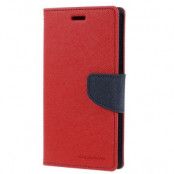 Mercury Fancy Plånboksfodral till Sony Xperia Z3 - Röd