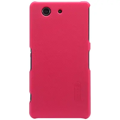 Nillkin Shield Baksideskal till Sony Xperia Z3 Compact (Röd) + Skärmskydd