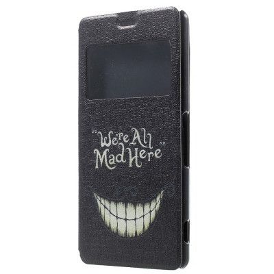 Plånboksfodral med fönster till Sony Xperia Z3 - We're All Mad Here