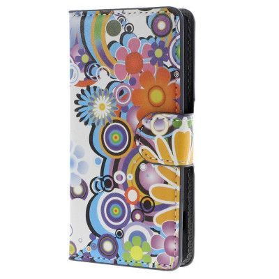 Plånboksfodral till Sony Xperia Z3 Compact - Blue Dot Flower