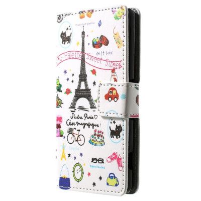 Plånboksfodral till Sony Xperia Z3 Compact - EiffelTornet