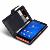 Plånboksfodral till Sony Xperia Z3 compact - Svart