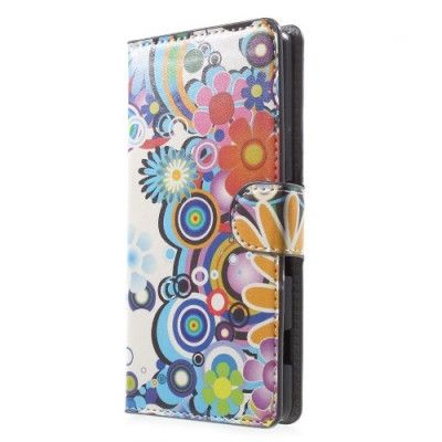 Plånboksfodral till Sony Xperia Z3+ - Flower Power