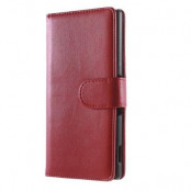 Plånboksfodral till Sony Xperia Z3+ - Röd