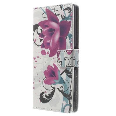 Plånboksfodral till Sony Xperia Z3 - Red Flower