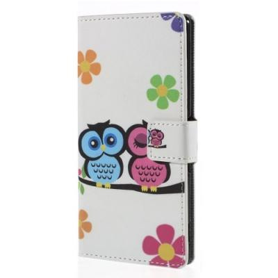 Plånboksfodral till Sony Xperia Z3+ - Två Ugglor