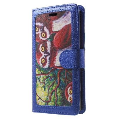 Plånboksfodral till Sony Xperia Z3+ - Ugglor