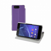 Roxfit - Made for Xperia - Book flip case till Sony Xperia Z3 Compact - Lila