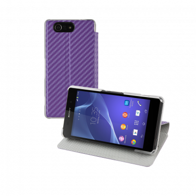Roxfit - Made for Xperia - Book flip case till Sony Xperia Z3 Compact - Lila