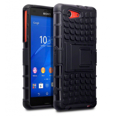 Rugged Skal till Sony Xperia Z3 Compact - Svart