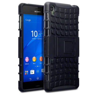 Rugged Skal till Sony Xperia Z3 - Svart