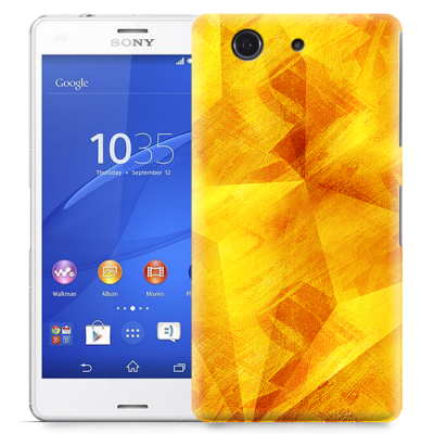 Skal till Sony Xperia Z3 Compact - Borstat - Orange