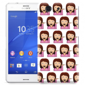 Skal till Sony Xperia Z3 Compact - Emoji - Flicka