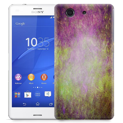 Skal till Sony Xperia Z3 Compact - Grunge texture - Lila