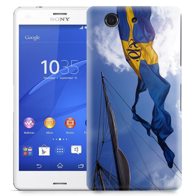 Skal till Sony Xperia Z3 Compact - Hissad flagga
