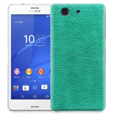 Skal till Sony Xperia Z3 Compact - Knottrig - Grön