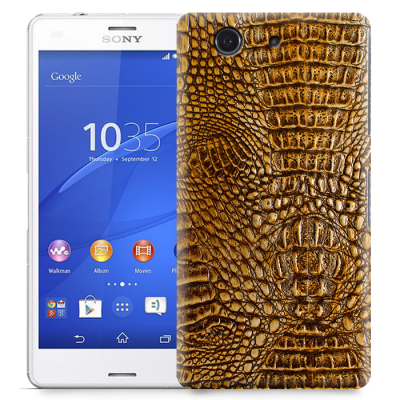 Skal till Sony Xperia Z3 Compact - Krokodilskinn