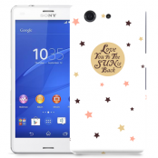 Skal till Sony Xperia Z3 Compact - Love you to the sun and back - Beige