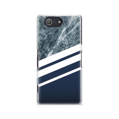 Skal till Sony Xperia Z3 Compact - Marble Navy