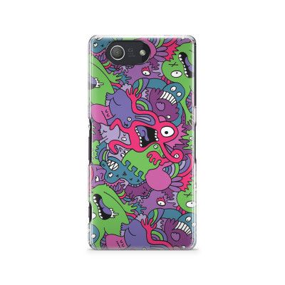Skal till Sony Xperia Z3 Compact - Monster collage