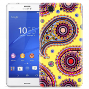 Skal till Sony Xperia Z3 Compact - Orientalisk - Gul