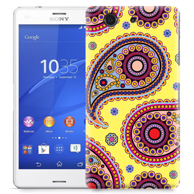 Skal till Sony Xperia Z3 Compact - Orientalisk - Gul