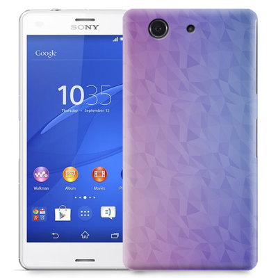 Skal till Sony Xperia Z3 Compact - Prismor - Lila