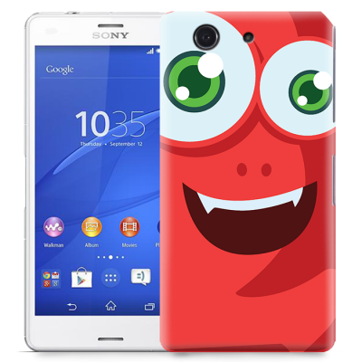 Skal till Sony Xperia Z3 Compact - Rött monster