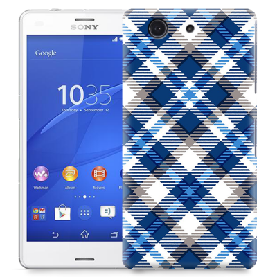 Skal till Sony Xperia Z3 Compact - Randigt och rutigt