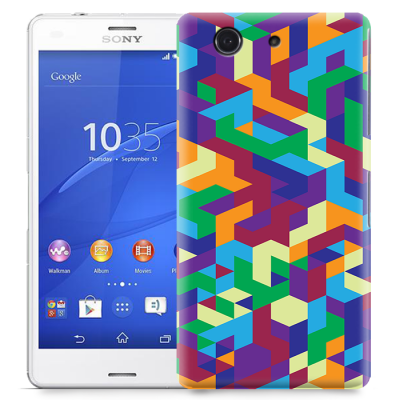 Skal till Sony Xperia Z3 Compact - Retro mönster