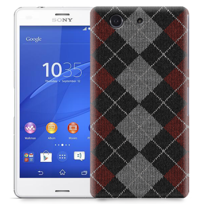 Skal till Sony Xperia Z3 Compact - Stickat - Mönster