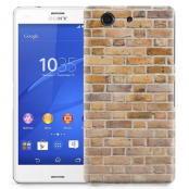 Skal till Sony Xperia Z3 Compact - Tegel - Beige