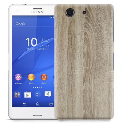 Skal till Sony Xperia Z3 Compact - Trä - Ek