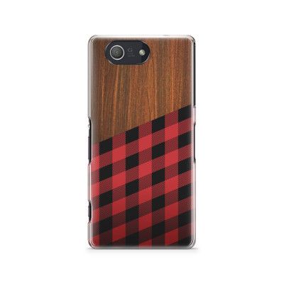 Skal till Sony Xperia Z3 Compact - Wooden Lumberjack B