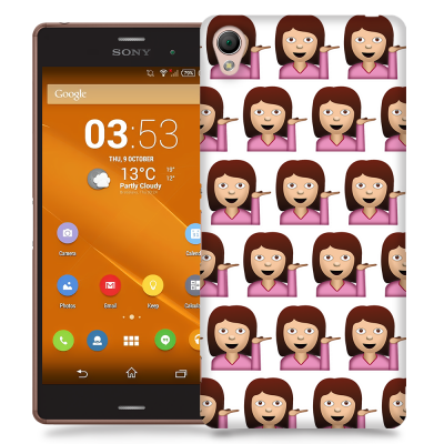 Skal till Sony Xperia Z3 - Emoji - Flicka