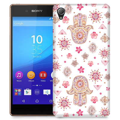 Skal till Sony Xperia Z3+ - Fatimas hand - blommor
