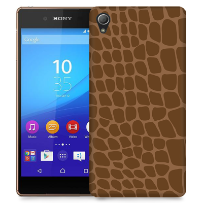 Skal till Sony Xperia Z3+ - Fläckar - Brun